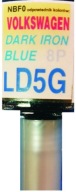VW LD5G 8P TMAVÝ ŽELEZNÝ MODRÁ LAK ŠKRABANÝ DOTYK