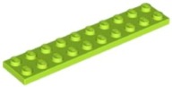 LEGO TANIER 2X10 - LIMETKA Č. 3832 - 1ks.