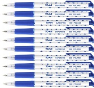 TOMA S-FINE BALLPOINT PEN AUTOMATIC STAR BLUE SADA 10ks