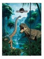 Skladačka s gumičkou A4 dinosaurs Derform