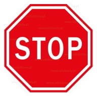 Nálepka STOP - reflexná
