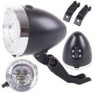 Lampa na bicykel city bike retro black lamp - CE