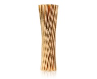 Rúrky (slamky) z papiera. ružová a zlatá, 6x197mm / 24ks (lesklý vzor)