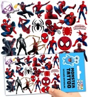 UMÝVAJÚCE DOČASNÉ TETOVANIE PRE DETI DETSKÝ SPIDERMAN ORIGINÁLNE DIZAJNY