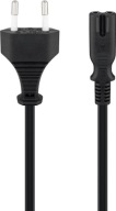 Napájací kábel osmička C7 2-pin Goobay čierny 5m