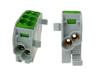 Distribučný blok Simet ZELENÝ 81503005 4x2,5-25mm