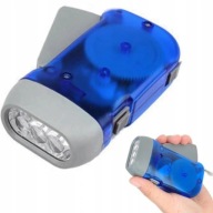 DYNAMO LED 3xLED VRECKÁ TURISTICKÁ KINETICKÁ LAMPA