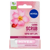NIVEA Peeling na pery v rúži - ošetrujúci a hydratačný - divoká ruža 4,8g
