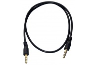 Kábel 2x malý stereo Jack 3,5 0,5 m tenký (1819)