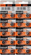20x batérie Batéria MAXELL LR44 G13 A76 AG13 L1154