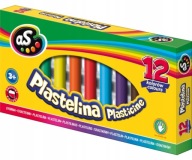 Okrúhla školská plastelína Ako ASTRA - 12 farieb