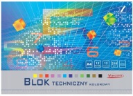 Linka Technický blok farebný A4 12k 210g