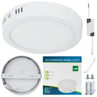 POVRCHOVÁ okrúhla LED TABUĽOVÁ DOSKA 12W 850LM