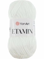 YarnArt Etaminová priadza 30 g 180 m farba 421 biela