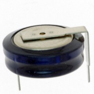 KONDENZÁTOR ZLATÝ KLOBÁK 1F 5,5V RASTER 20mm HORIZONT.