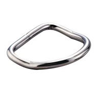 PÁSKA NA OPASOK, nehrdzavejúca oceľ - OHÝBANÝ PRSTEŇ D 5X40MM A4
