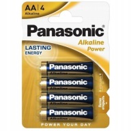 BATÉRIE PANASONIC AA (R6) ALKAICKÉ BATÉRIE - 4 ks