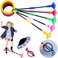 Švihadlo na nohy Hula hoop, skladacie, osvetlené LED svetlom