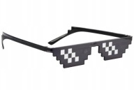 Čierne pixelové okuliare minecraft sa s tým vysporiadajú s herným prestrojením