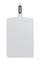 Doska na krájanie Plastic Kitchen Universal Vegan Medium White