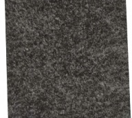 FILTOVÁ PODLOŽKA na vystrihovanie pod stoličky, nábytok, stoly, ČIERNA, 100 x 120 mm