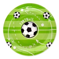 Papierové taniere FUTBAL 18 cm 6 ks na narodeniny fanúšika
