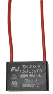 ŠTARTOVACÍ KONDENZÁTOR PRE VENTILÁTOROV 1,5uF/450V