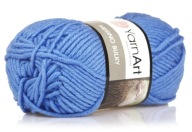 PRIADZA MERINO VELKÁ PRIADZA 600 MODRÁ
