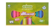 Fluorescenčná modelovacia hmota CRICCO, 10 farieb