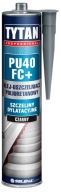 TYTANOVÉ LEPIVO POLYURETÁNOVÝ TESNENIE PU40 FC ČIERNA 300 ml