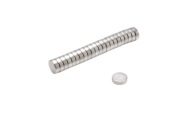Neodymový magnet valcový MW 8x2,5 N38 10 ks