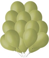PASTELOVÉ Balóny Boho Green Olive 12 palcov 25 ks.