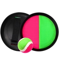 CHYŤOVAŤ LOPIČKU VELCRO HRA HÁDZAŤ CHAŤ PADLE + LOPTIČKA