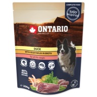 Ontario Monoproteínové vlhké krmivo pre psov vrecko kačica so zeleninou 300g