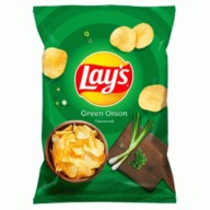 Lay's Green Onion 40 g Kladie lupienky zelenej cibule