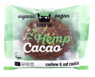 VEGAN COOKIE S KONOPNÝMI SEMIENKAMI A KAKAOM, BEZLEPKOVÉ BIO 50 g - KOOKI