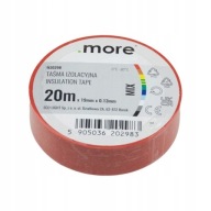 PVC IZOLAČNÁ PÁSKA 19MM 20M ČERVENÁ mäkká