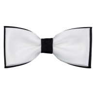Chlapčenský detský motýlik ČIERNO-BIELY motýlik Elastický pásik Communion DARČEK