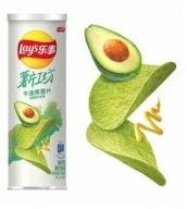 Lays chipsy s príchuťou avokáda Sladké horčicové lupienky Tube Snack 104 g