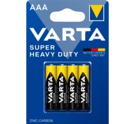 VARTA Super Heavy Duty AAA R3 zinkovo-uhlíkové batérie 4 ks