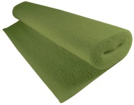 Krepový papier 180 g/m2 šalvia zelená Dekoračný krepový papier OZDOBNÝ ŠKOLSKÝ PAPIER