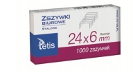 24/6 zinkové sponky (1000) Tetis