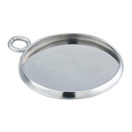 bmk94 Prívesok so základňou 16mm - nerez