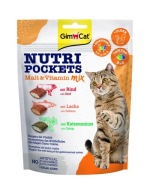 GimCat Nutri Pockets MALT & VITAMIN MIX 150g - mačacie maškrty hovädzie deka