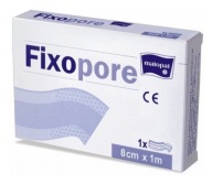 Náplasť s rezným obkladom 8cm x 1cm Fixopore
