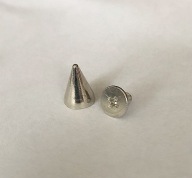 SPIKE SPIKE Čapy 9,5 mm so skrutkou, 10ks, nikl