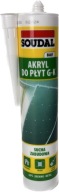 Akrylátový tmel 280ml Soudal na škárovanie sadrokartónových dosiek, kartónu