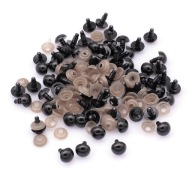 Oká so závitom a svorkami Plast 8mm 50 párov