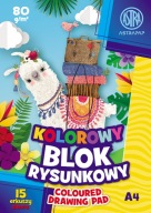 FAREBNÝ BLOK 80g A4 formát ASTRA