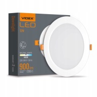 LED STROPNÉ SVIETIDLO Biele Okrúhle zapustené Jednoduchá inštalácia Pevné 12W 4000K